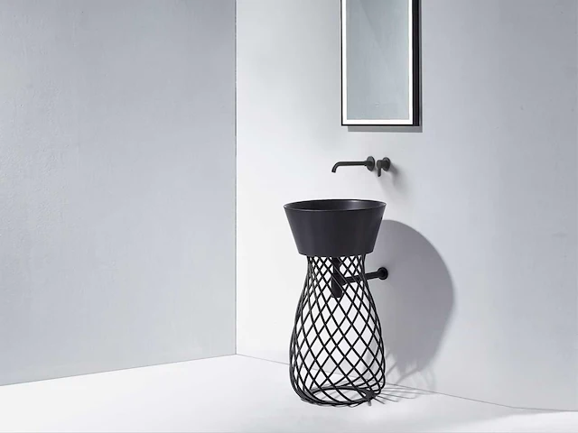 Mawialux solid surface staande wasbak - sophie - afbeelding 1 van  4