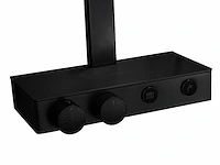 Mawialux thermostatisch design opbouw regendoucheset - mat zwart - afbeelding 3 van  6