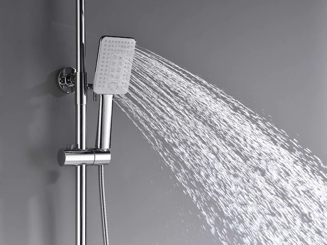 Mawialux thermostatisch opbouw regendoucheset - chroom met wit - afbeelding 6 van  29