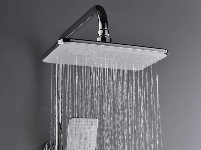 Mawialux thermostatisch opbouw regendoucheset - chroom met wit - afbeelding 25 van  29