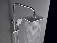 Mawialux thermostatisch opbouw regendoucheset - chroom met wit - afbeelding 26 van  29