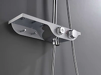 Mawialux thermostatisch opbouw regendoucheset - chroom met wit - afbeelding 29 van  29