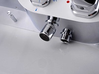 Mawialux thermostatisch opbouw regendoucheset - chroom met wit - afbeelding 13 van  29