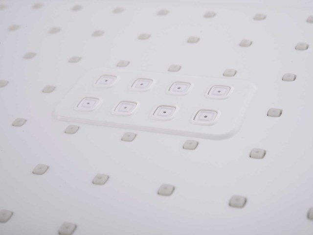 Mawialux thermostatisch opbouw regendoucheset - chroom met wit - afbeelding 16 van  29