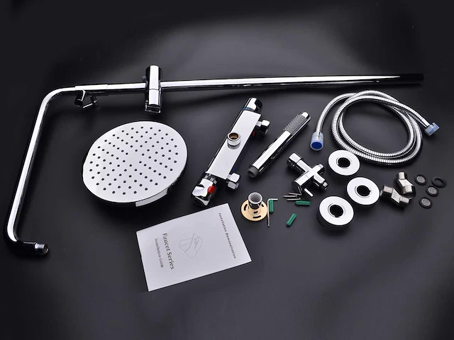 Mawialux thermostatisch opbouw regendoucheset - chroom - afbeelding 11 van  11