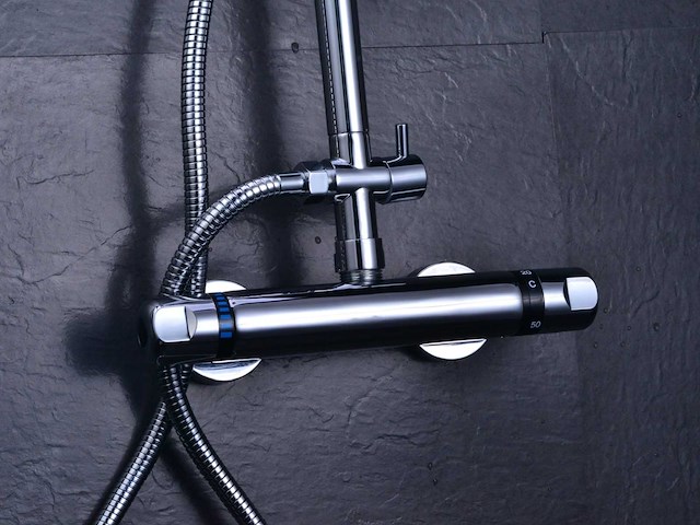 Mawialux thermostatisch opbouw regendoucheset - chroom - afbeelding 7 van  11