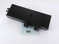 Mawialux thermostatisch opbouw regendoucheset - digitaal display - mat zwart - afbeelding 5 van  6