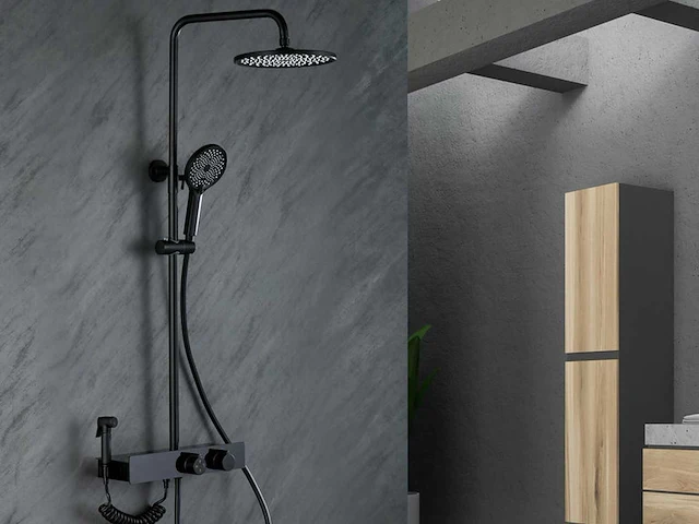 Mawialux thermostatisch opbouw regendoucheset - digitaal display - afbeelding 6 van  13