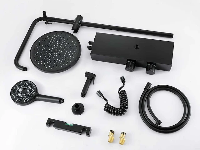 Mawialux thermostatisch opbouw regendoucheset - digitaal display - afbeelding 3 van  13