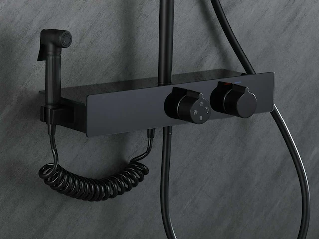 Mawialux thermostatisch opbouw regendoucheset - digitaal display - afbeelding 7 van  13