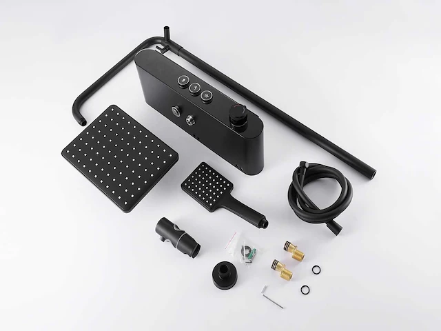 Mawialux thermostatisch opbouw regendoucheset - digitaal display - afbeelding 2 van  6