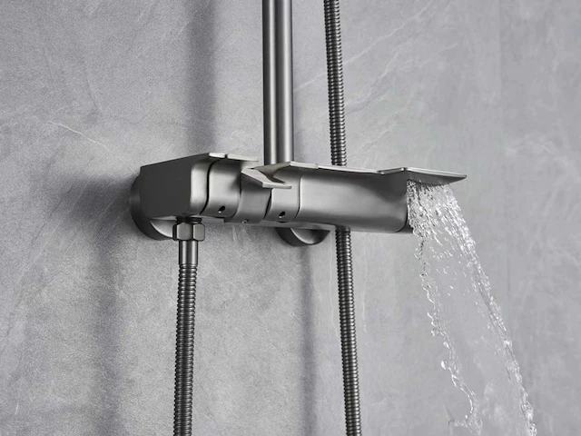 Mawialux thermostatische opbouw regendoucheset - keuze uit 3 kleuren - afbeelding 5 van  9