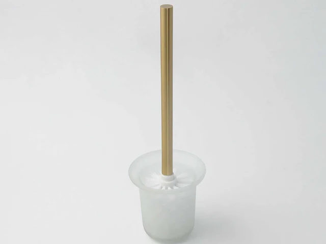 Mawialux toilet accessoire set - geborsteld goud - 4 delig - afbeelding 4 van  25