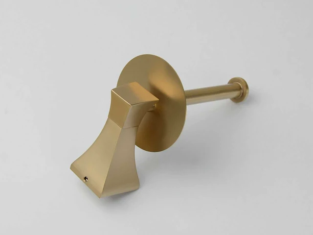 Mawialux toilet accessoire set - geborsteld goud - 4 delig - afbeelding 9 van  25