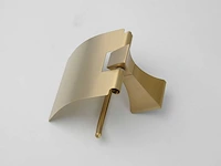 Mawialux toilet accessoire set - geborsteld goud - 4 delig - afbeelding 16 van  25