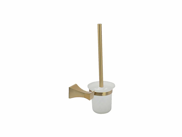 Mawialux toilet accessoire set - geborsteld goud - 4 delig - afbeelding 21 van  25
