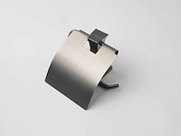Mawialux toilet accessoire set - gunmetal grey - 4 delig - afbeelding 5 van  25