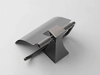 Mawialux toilet accessoire set - gunmetal grey - 4 delig - afbeelding 6 van  25