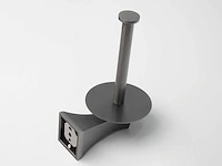 Mawialux toilet accessoire set - gunmetal grey - 4 delig - afbeelding 13 van  25