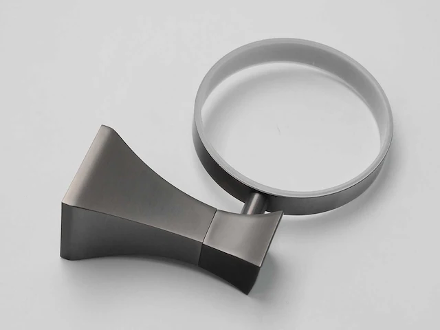 Mawialux toilet accessoire set - gunmetal grey - 4 delig - afbeelding 16 van  25