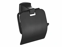 Mawialux toilet accessoire set - mat zwart - 4 delig - afbeelding 4 van  7