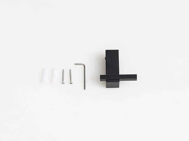 Mawialux toilet accessoire set - mat zwart - afbeelding 4 van  7