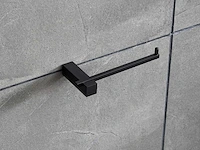 Mawialux toilet accessoire set - mat zwart - afbeelding 5 van  7