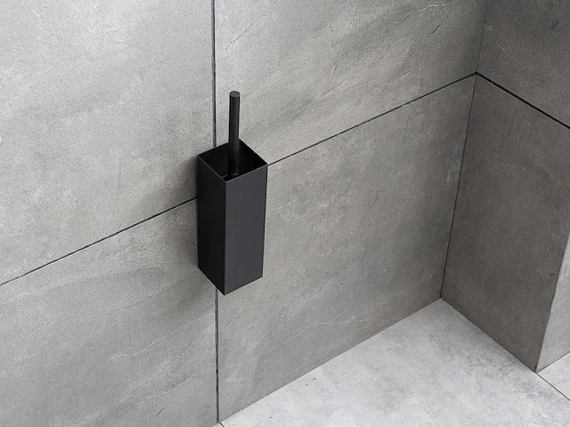 Mawialux toilet accessoire set - mat zwart - afbeelding 6 van  7