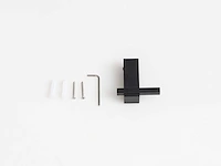 Mawialux toilet accessoire set - mat zwart - afbeelding 4 van  7