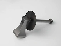 Mawialux toilet accessoire set gunmetal grey 4 delig - afbeelding 11 van  25