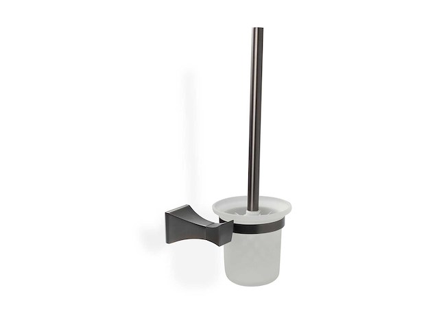 Mawialux toilet accessoire set gunmetal grey 4 delig - afbeelding 21 van  25