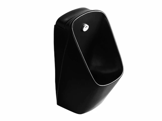 Mawialux urinoir met automatische spoeling mat zwart - afbeelding 1 van  6