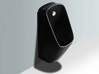 Mawialux urinoir met automatische spoeling mat zwart - afbeelding 2 van  6