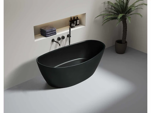 Mawialux vrijstaand acryl bad - keuze uit 3 kleuren - afbeelding 2 van  6