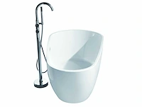 Mawialux vrijstaand acryl bad - keuze uit mat wit of glans wit - afbeelding 5 van  8