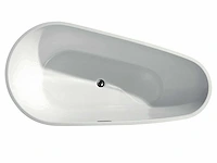 Mawialux vrijstaand acryl bad - keuze uit mat wit of glans wit - afbeelding 6 van  8