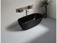 Mawialux vrijstaand acryl bad - mat zwart - afbeelding 2 van  5