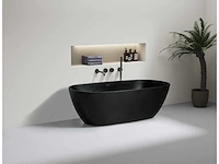 Mawialux vrijstaand acryl bad - mat zwart - afbeelding 3 van  5