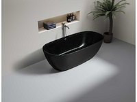 Mawialux vrijstaand acryl bad - mat zwart - afbeelding 2 van  5