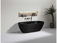 Mawialux vrijstaand acryl bad - mat zwart - afbeelding 3 van  5
