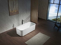 Mawialux vrijstaand acryl design bad - mat wit of glans wit keuze - afbeelding 3 van  9