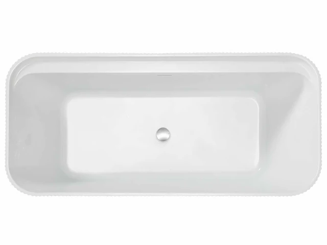 Mawialux vrijstaand acryl design bad - mat wit of glans wit keuze - afbeelding 7 van  9