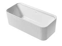 Mawialux vrijstaand acryl design bad - mat wit - afbeelding 6 van  9