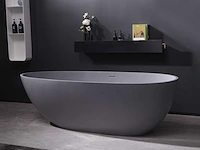 Mawialux vrijstaand bad - solid surface - mat grijs - afbeelding 4 van  8