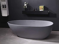 Mawialux vrijstaand bad - solid surface - mat grijs - afbeelding 6 van  8