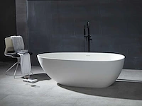 Mawialux vrijstaand bad - solid surface - mat wit - afbeelding 6 van  8