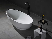Mawialux vrijstaand bad - solid surface - mat wit - afbeelding 2 van  9