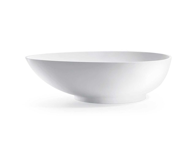 Mawialux vrijstaand bad - solid surface - mat wit - afbeelding 6 van  9