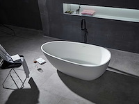 Mawialux vrijstaand bad - solid surface - mat wit - afbeelding 2 van  8