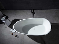 Mawialux vrijstaand bad - solid surface - mat wit - afbeelding 4 van  8